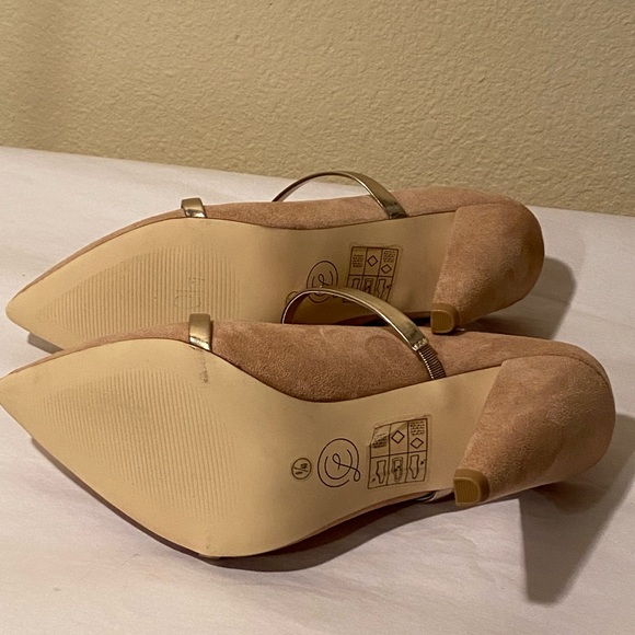 Chinese Laundry SHAYLA MULE beige & gold. Size 9, fits like 8.5 - Picture 5 of 7